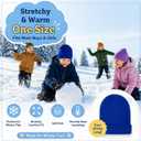 Kids Winter Beanies, 12 Pack Warm Cold Weather Hats Boys Girls Children