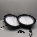 hykolity 2 Pack LED High Bay Light 200W, 5000K UFO LED High Bay Light Fixture with US Plug [600W MH/HPS Equiv.] 120-277V, 26,000lm, IP65 Commercial Warehouse Area Light for Wet Location