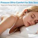Mini Sleep Earbuds for Side Sleepers, Comfortable Fit Ultra-Light Bluetooth 5.4 Invisible Sleep Headphones, LED Display Portable Case Small Earphones for Sleep Work Sports (Black)