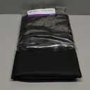 Surmente Black Tablecloth 90 x 132-inch Rectangular Polyester Table Cloth for Weddings, Banquets, or Restaurants