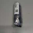 Herseas Women's Loop Straps Bikini Sets 2 Piece Shine Ribbed Swimsuits Ruched High Waisted Bathing Suits (Black, XS)