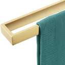 KOKOSIRI Towel Bar Brushed Gold Bath Towel Holder 24 Inch Kitchen Towel Hanger Rack Stainless Steel Bathroom Hardware Wall Mounted, 1 Pack B4008BG-L24