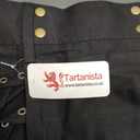 Tartanista Mens Tactical Combat Utility Kilt With Pockets Plain, Black, Size 30
