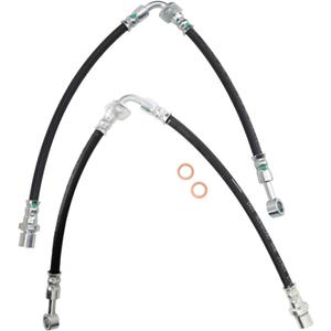 TRQ Brake Hose Set Compatible with 2015-2019 Subaru Legacy