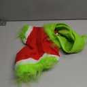 Abbylike Dog Christmas Outfit Holiday Pet Character Green Hoodie Shirt with Hat for Dogs and Cats Christmas Pet Clothes Cute Dog Christmas Outfit Cosplay Party as Shown (Classic,XL)