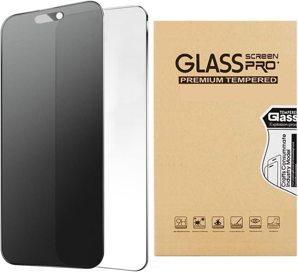 2 x 2 Pack 360 Privacy Matte Screen Protector for iPhone 16 Pro Max [6.9 inch] 9H Tempered Glass [Anti Spy] [Anti Fingerprints] 4Way Anti-Peeping Games Screen Cover (iPhone 16 Pro Max)