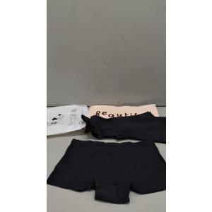 wirarpa Women's Boyshorts Panties Cotton Boxer Briefs for Ladies Underwear Shorts with Cotton Crotch 6 Pack. Small