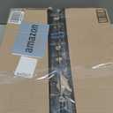 Shoe Organizer for Closet, Foldable Large Shoe Storage Box with Clear Cover, Removable Partitions and Bottom are Supported by Plastic Boards (Beige, 20.5“Lx16.9 Wx13'H) 2 PACK