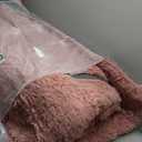 9x12 Area Rug for Living Room, Shag Large Rug for Bedroom, Soft Furry Non Slip Carpet for Kids Room Nursery Teens Dorm Home Decor, Blush