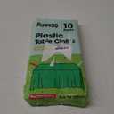 10Pack Sage Green Plastic Tablecloths for Rectangle Tables, Light Green Disposable Tablecloth, Waterproof Sage Green Table Cover for Birthday Bridal Wedding Baby Shower Party Decorations, 54 X 108Inch