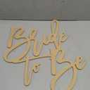 Bride to Be Wooden Sign for Backdrop- Custom Engagement Party Decorations, Bridal Shower Sign- Personalized Wooden Name Sign- MDF (13" W x 16" H)