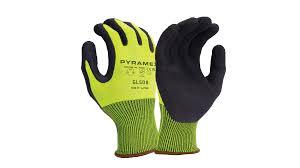 Latex Palm Dip Glove Pyramex Safety Products GL508M 12 PCS
