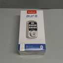 Kwikset 99420-001 Aura Bluetooth Programmable Keypad Door Lock Deadbolt Featuring SmartKey Security, Satin Nickel