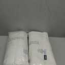 SleepMan Throw Pillow Inserts 16" x 26" (Pack of 2, White) Down Feather Pillow Stuffer Premium Decorative Pillows for Sofa Couch Bed