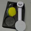 Electric Spin Scrubber, Power Cleaning Brush with 3 Heads, Cordless Waterproof Shower Scrubber with Dual Speed, Perfect for Cleaning Bathroom, Tile, Cars, Floor. Electric Scrub Brush for tub