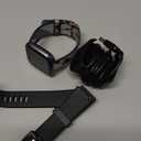 Fitbit Versa 2 Special Edition Health and Fitness Smartwatch with Heart Rate, Music, Alexa Built-In, Sleep and Swim Tracking, Smoke Woven/Mist Grey, One Size (S and L Bands Included)