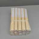 50pcs White Paper Hand Fan Bamboo Folding, Handheld Paper Folded for Wedding Party and Home Decoration