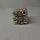 Christmas Ball Ornaments Champagne Christmas Tree Decorations with Hang Rope-36pcs Shatterproof Christmas Ornaments Set with 6 Styles in 3 Sizes(Small Medium Large)