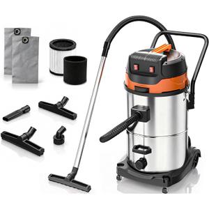 18.5 Gal Industrial Wet Dry Shop Vacuum, 2400W 2-Motors Heavy Duty
