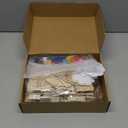 Thyle 6 Set Christmas Wooden House Kit for Craft DIY Christmas Village Unfinished Wooden Gingerbread House Make Your Own 3D Houses Xmas Painting Gift Craft Activity Creative DIY Art Decoration Project