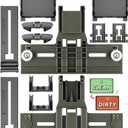 UPGRADED W10350376 Dishwasher Top Rack Parts & W10195372/3 Housing Compatible With Kenmore Dishwasher Parts, W10350374 W10712394 W10195840 Kitchenaid Whirlpool Kenmore Elite Dishwasher Parts, 13 Pack