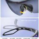 Lamicall 24g Polarized Sports Sunglasses for Men Women - UV400 Protection Sun Glasses for Baseball Running Cycling Driving (Purple, M)