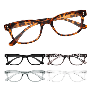 BLS BLUES 5 Packs Reading Glasses for Women Blue Light Blocking, Vintage Computer Eyewear, +2.0