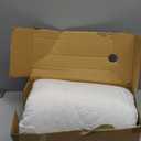 SunStyle Home White Queen Quilt Bedding Set, Lightweight Comforter Bedspreads Coverlets, Full Queen Size Quilt, Luxury Durable Quilted Stitching Bed Cover with 2 Shams All Season 3pcs for Couch (04 - White - Leaf Embroidered)