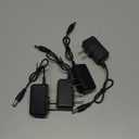 12V 1A / 1000MA DC Power Adapter 4 PACK UL Listed 100-240V 50/60HZ Transformer Power Plug CCTV ALARM LED SWITCHES ROUTERS LOW VOLTAGE UNIVERSAL