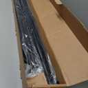 Ivilon Adjustable Window Curtain Rod - Heavy-Duty, Ideal for Living Room, Bedroom - Easy Install, Black 120-240 Inch