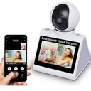 Indoor Home Security Camera(Intelligent Voice Version) Two Way Video Camera,Pet Dog Camera Monitor for Baby/Elder/Nanny/Pet/Dog with Phone App,Pan/Tilt Dome Camera