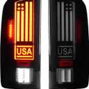 Tresound LED Tail Light for Dodge RAM 1500 2002-2006, for RAM 2500 3500 2003-2006, Rear Taillight Assembly, 55077348AF, 55077347AF, CH2801147, CH2800147
