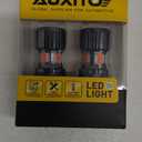 AUXITO CANBUS 1157 LED Bulbs Red with Built-in Resistor 2057 2357 7528 BAY15D Anti Hyper Flash Error Free Brake Lights, Tail Lights, Stop Lights, Turn Signal Lights, Pack of 2 (1157/2357)