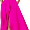 Kwunbwa One Shoulder Dresses for Women Elegant Asymmetrical A Line Flowy Formal Evening Gowns Party Cocktail Dress XL