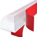Flexible Quarter Round Molding, Mini Peel and Stick Rubber Trim Molding(155Inch), Transparent