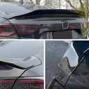 Rear Trunk Lip Spoiler R Style Highkick Wing Compatible with 10th Gen Honda Accord LX/EX/Hybrid Sport/Prime 2018 2019 2020 2021 2022 Sedan Accessories (Gloss Black)