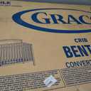 Graco Benton 5-in-1 Convertible Crib GREENGUARD Gold Certified, Converts from Baby Crib to Toddler Bed, Daybed and Full-Size Bed, Fits Standard Full-Size Crib Mattress (White)