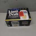 Liquid Death Still Mountain Water, Real Mountain Source, Ice-Cold Cans, Infinitely Recyclable, 12 Fl Oz (Pack of 12) (EXP 09/17/28)