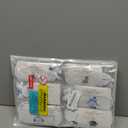 Winlyn 24 Sets Christmas Craft Kits Winter Crafts DIY Christmas Snowman Bookmarks Ornaments Art Sets Snowman Christmas Foam Stickers Arts and Crafts for Kids Holiday Classroom Activities Party Favors