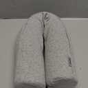 Dot&Dot Twist Memory Foam Travel Pillow for Airplanes - Travel Neck Pillow for Sleeping - Airplane Pillow for Neck Support, Chin, Lumbar and Leg - Adjustable, Bendable Neck Roll Pillow (Gray)