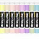 TECKWRAP 001 Matte Pastel Permanent Vinyl, 12" x 3ft, 10 Boho Vinyl Adhesive Indoor & Outdoor Decal for Cricut, Silhouette, Cameo Cutters, Signs, Scrap-Booking, Craft Cutters