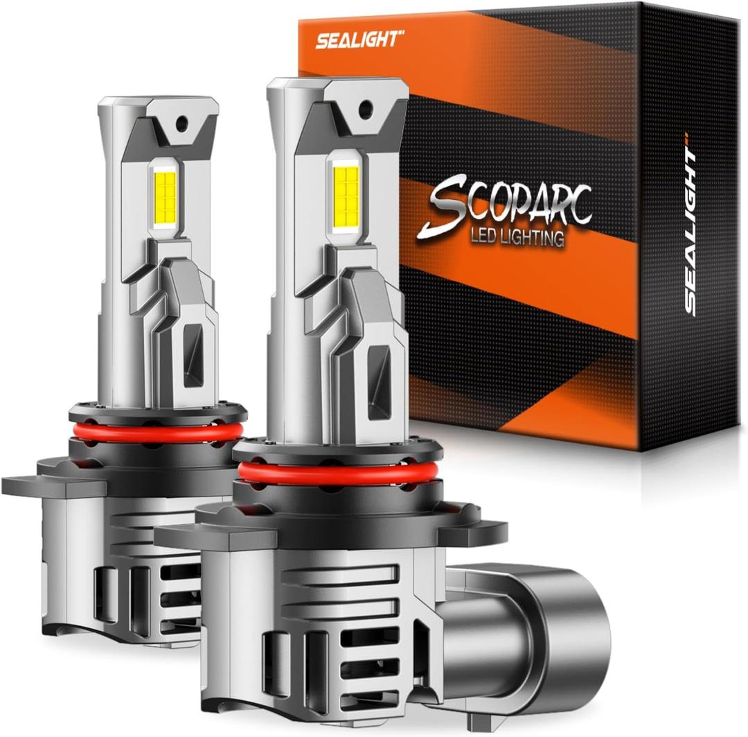 SEALIGHT 9012/HIR2 Bulbs, Plug and Play, 2 Pack