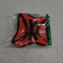 Best Pet Supplies Voyager Step-in Air Harness - All Weather Mesh, Reflective, No Pull Harness for Dogs, Cats - Secure with Hook & Loop Fastener, Buckle, Double D-Rings - Orange/Black Trim, S (Small (Chest: 14.5 - 16"))