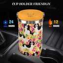 30 oz King Charles Cavalier Spaniel Tumbler with Lid, Insulated Coffee Travel Mugs Cup Water Bottle Dog Gifts for Women Girls