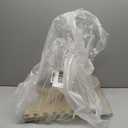 Livinbox 15 inch Plastic Collapsible Stool, Folding Stool, Outdoor Step Stool, Opens Easy with One Flip. Great for Kitchen, Bathroom, Bedroom, Holds Up to 200kg (Khaki Beige)