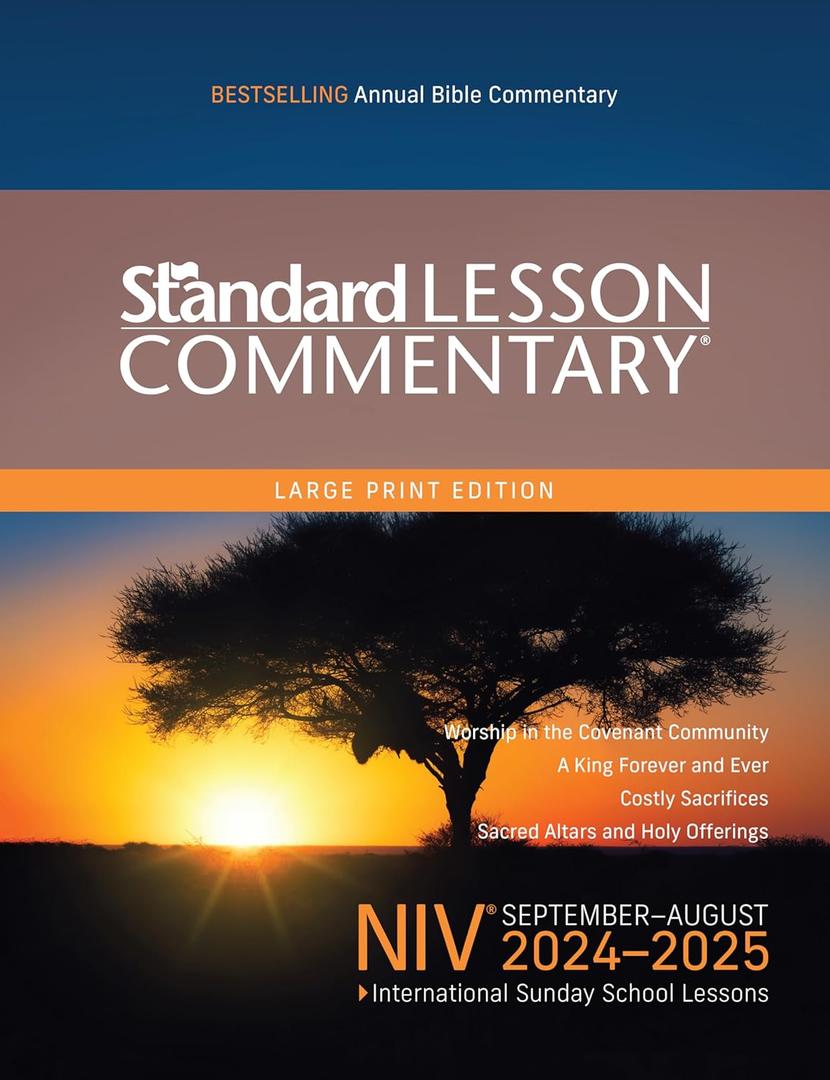 NIV Standard Lesson Commentary Large Print Edition 2024-2025 (Standard Lesson Comm)