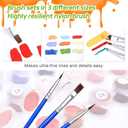 2 x FLAJZ 4 Pack Paint by Numbers Kit for Kids, Animals Paint by Number Kits for Kids Ages 4-8, DIY Animal Oil Painting Suitable for Home Decoration (8x8inch)