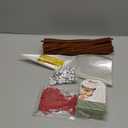 Harloon 100 Sets Magic Reindeer Food Christmas Treat Bag with Tag and Pompom Twister Christmas Party Favor Goodie Cone Bags with Labels Twist Ties Plastic Reindeer Food Bags for Xmas Gift Wrapping