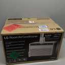 LG 6,000 BTU Window Air Conditioner, Cools 250 Sq.Ft. (10' x 25' Room Size), Quiet Operation, Electronic Control with Remote, 2 Cooling & Fan Speeds, 2-Way Air Deflection, Auto Restart, 115V