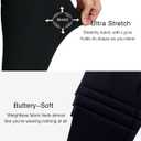 RUNNING GIRL High Waisted Leggings for Women,Tummy Control Workout Yoga Pants Compression Pants Buttery Soft (Black, XL)